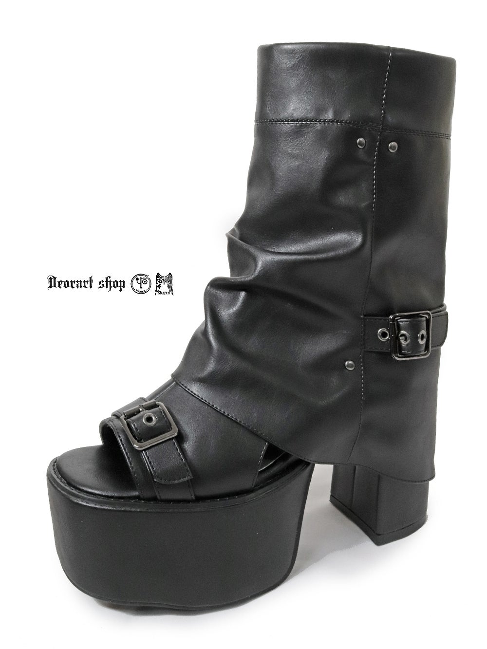 Deorart,ディオラート,通販,サンダル,ブーツサンダル,黒,ブラック,シューズ,厚底ブーツ,ショートブーツ,かっこいい,メンズ,レディース,ゴシック,V系,地雷系,原宿,歩きやすい,疲れにくい