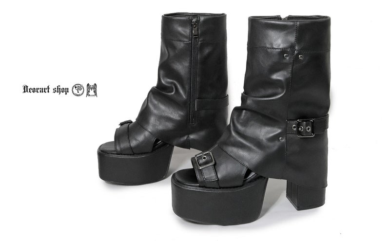 Deorart,ディオラート,通販,サンダル,ブーツサンダル,黒,ブラック,シューズ,厚底ブーツ,ショートブーツ,かっこいい,メンズ,レディース,ゴシック,V系,地雷系,原宿,歩きやすい,疲れにくい