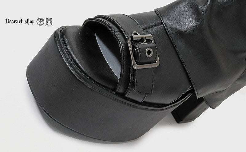 Deorart,ディオラート,通販,サンダル,ブーツサンダル,黒,ブラック,シューズ,厚底ブーツ,ショートブーツ,かっこいい,メンズ,レディース,ゴシック,V系,地雷系,原宿,歩きやすい,疲れにくい