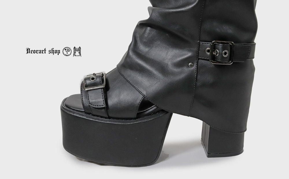 Deorart,ディオラート,通販,サンダル,ブーツサンダル,黒,ブラック,シューズ,厚底ブーツ,ショートブーツ,かっこいい,メンズ,レディース,ゴシック,V系,地雷系,原宿,歩きやすい,疲れにくい