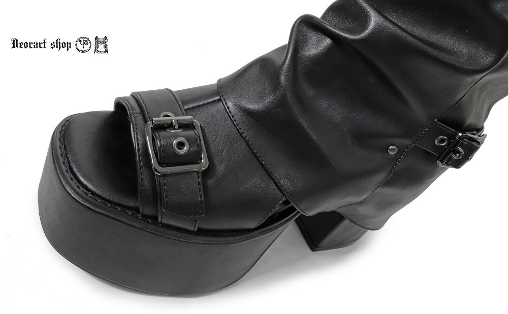 Deorart,ディオラート,通販,サンダル,ブーツサンダル,黒,ブラック,シューズ,厚底ブーツ,ショートブーツ,かっこいい,メンズ,レディース,ゴシック,V系,地雷系,原宿,歩きやすい,疲れにくい