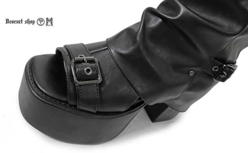 Deorart,ディオラート,通販,サンダル,ブーツサンダル,黒,ブラック,シューズ,厚底ブーツ,ショートブーツ,かっこいい,メンズ,レディース,ゴシック,V系,地雷系,原宿,歩きやすい,疲れにくい
