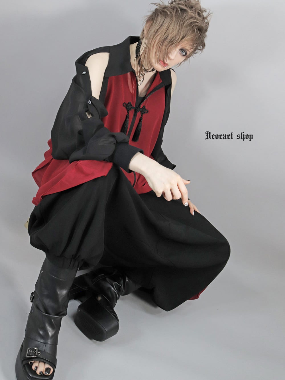 Deorart,ディオラート,通販,サンダル,ブーツサンダル,黒,ブラック,シューズ,厚底ブーツ,ショートブーツ,かっこいい,メンズ,レディース,ゴシック,V系,地雷系,原宿,歩きやすい,疲れにくい