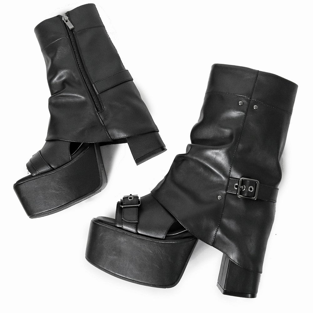 Deorart,ディオラート,通販,サンダル,ブーツサンダル,黒,ブラック,シューズ,厚底ブーツ,ショートブーツ,かっこいい,メンズ,レディース,ゴシック,V系,地雷系,原宿,歩きやすい,疲れにくい