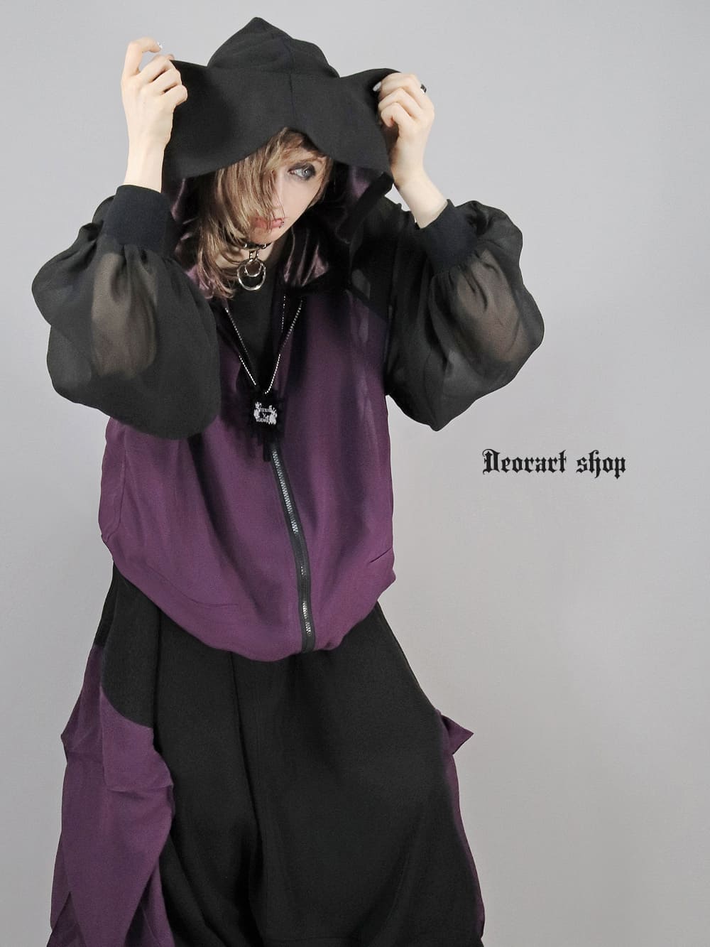 Deorart,ディオラート,通販,ブランド,地雷系,サイバー,原宿系,ジャージ,パーカー,ネコミミ,猫耳,フード,シアー,メンズ,レディス,大人,,セクシー,透け,V系,goth china,ゴシック,モード,ファッション,服,,Vkei,anime,goth,emo,fashion,japan,kimono,Jrock