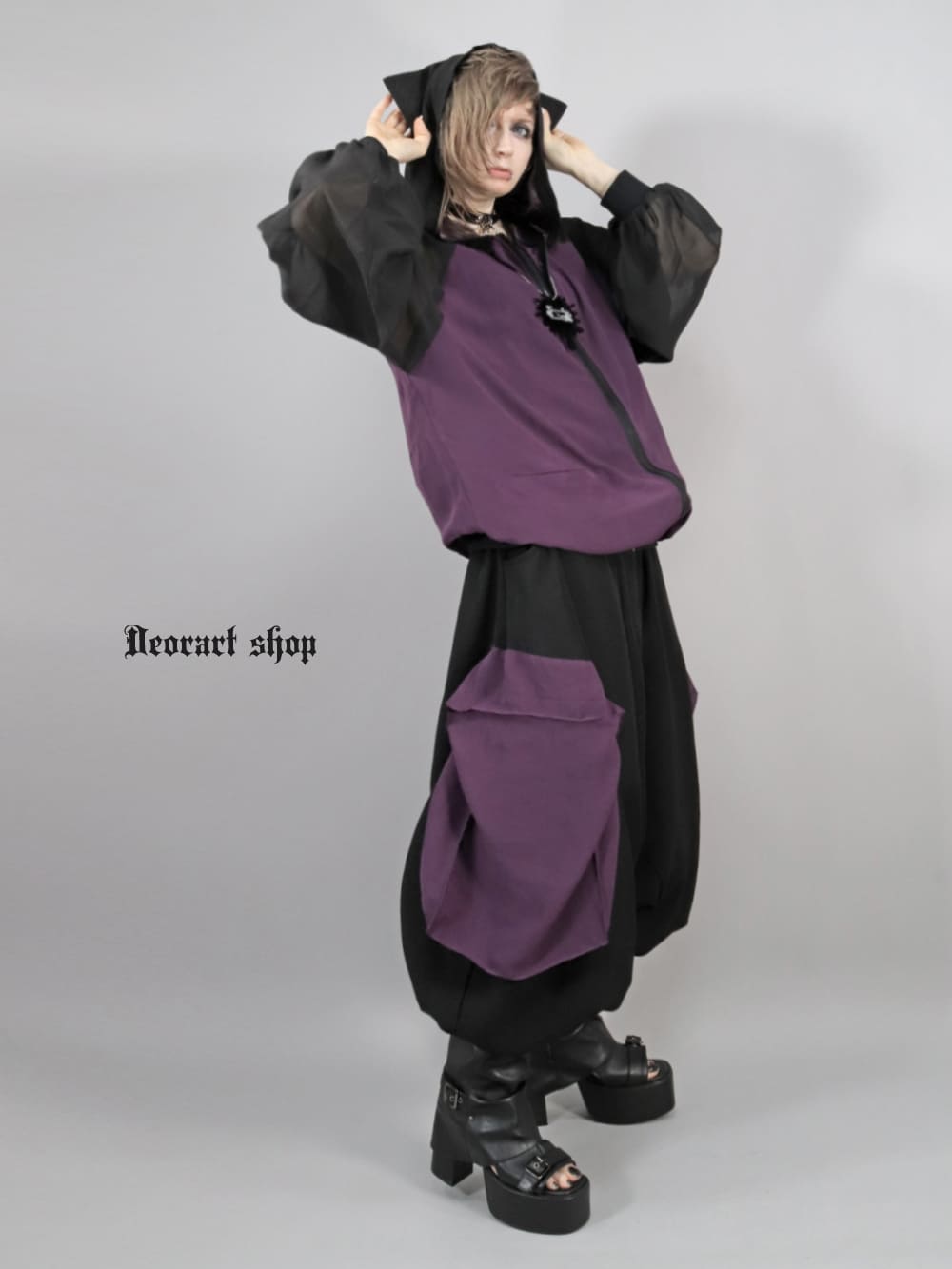 Deorart,ディオラート,通販,ブランド,地雷系,サイバー,原宿系,ジャージ,パーカー,ネコミミ,猫耳,フード,シアー,メンズ,レディス,大人,,セクシー,透け,V系,goth china,ゴシック,モード,ファッション,服,,Vkei,anime,goth,emo,fashion,japan,kimono,Jrock