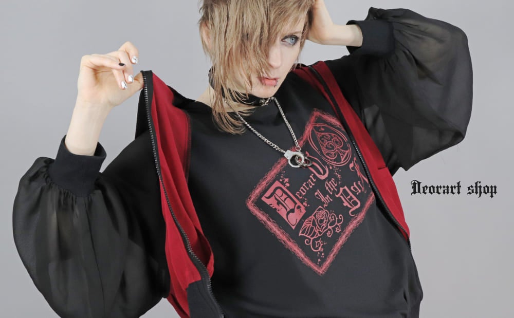 Deorart,ディオラート,通販,ブランド,地雷系,サイバー,原宿系,ジャージ,パーカー,ネコミミ,猫耳,フード,シアー,メンズ,レディス,大人,,セクシー,透け,V系,goth china,ゴシック,モード,ファッション,服,,Vkei,anime,goth,emo,fashion,japan,kimono,Jrock