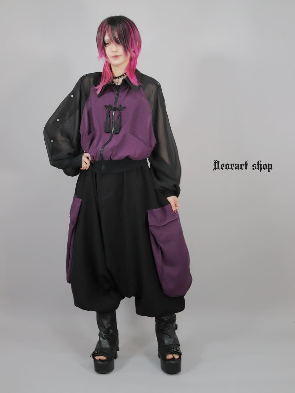 Deorart,ディオラート,通販,ブランド,地雷系,中華風,ネオチャイナ,和風,サイバー,原宿系,ジャージ,シアー,メンズ,レディス,大人,スリット,肩出し,セクシー,透け,V系,goth china,,emo,punk,rock,harajyuku,ゴシック,モード,ファッション,服,