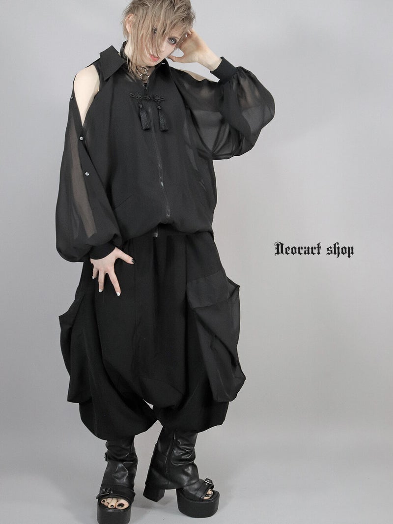 Deorart,ディオラート,通販,ブランド,地雷系,中華風,ネオチャイナ,和風,サイバー,原宿系,ジャージ,シアー,メンズ,レディス,大人,スリット,肩出し,セクシー,透け,V系,goth china,,emo,punk,rock,harajyuku,ゴシック,モード,ファッション,服,