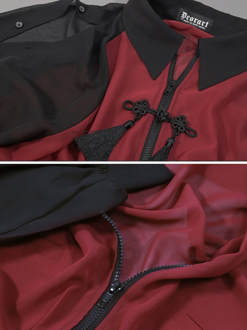 Deorart,ディオラート,通販,ブランド,地雷系,中華風,ネオチャイナ,和風,サイバー,原宿系,ジャージ,シアー,メンズ,レディス,大人,スリット,肩出し,セクシー,透け,V系,goth china,,emo,punk,rock,harajyuku,ゴシック,モード,ファッション,服,