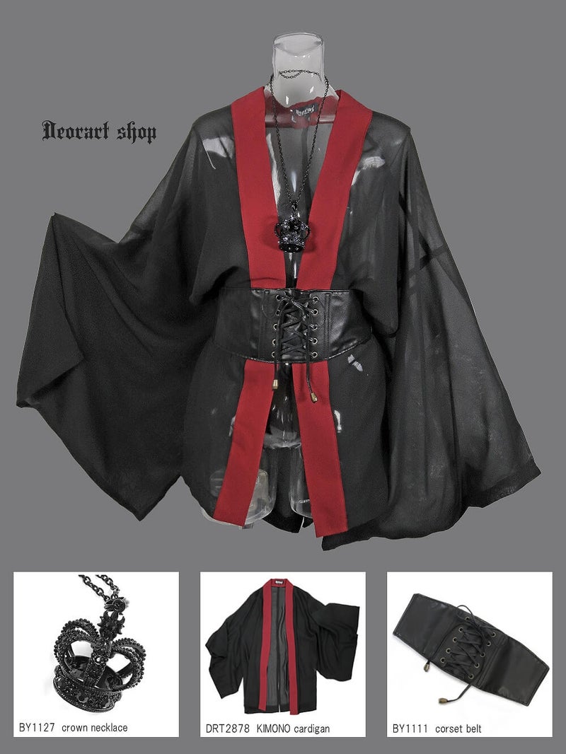 Deorart,ディオラート,通販,着物袖,振袖,カーディガン,透け,シアー,セクシー,カッコイイ,和装,中華,地雷系,ゴスロリ,バンギャ,メンズ,レディス,V系,ヴィジュアル系,Vkei,goth,kimono,japan,anime,emo,punk,cyber,japan,fashion,rock,harajyuku,大きいサイズ,モード,服