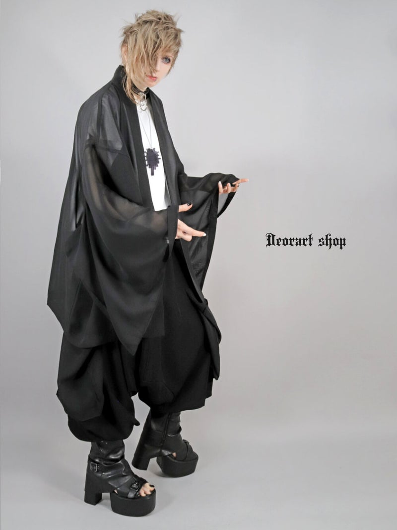 Deorart,ディオラート,通販,着物袖,振袖,カーディガン,透け,シアー,セクシー,カッコイイ,和装,中華,地雷系,ゴスロリ,バンギャ,メンズ,レディス,V系,ヴィジュアル系,Vkei,goth,kimono,japan,anime,emo,punk,cyber,japan,fashion,rock,harajyuku,大きいサイズ,モード,服