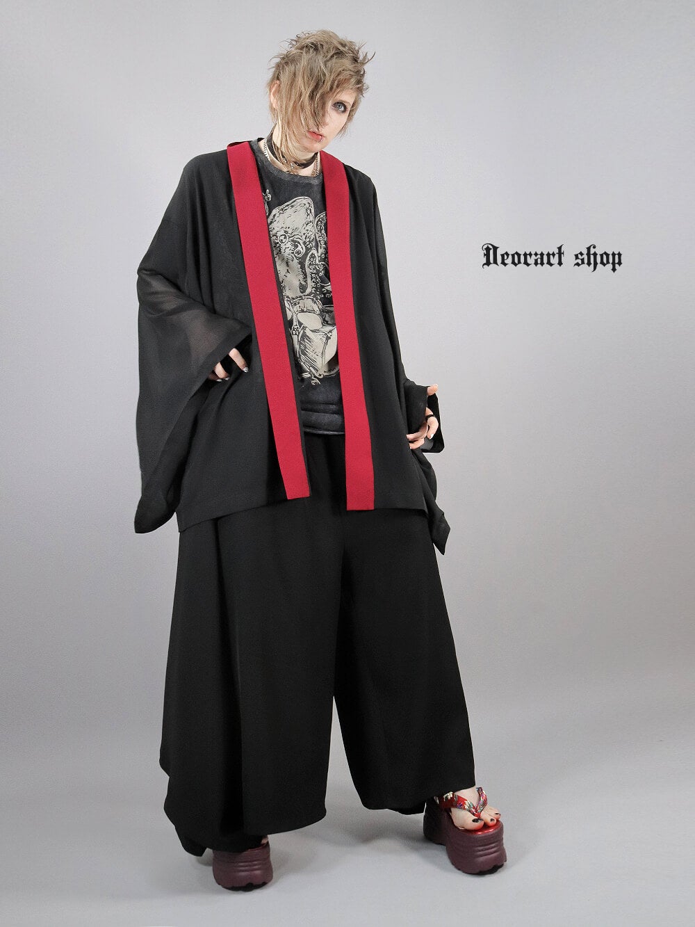 Deorart,ディオラート,通販,着物袖,振袖,カーディガン,透け,シアー,セクシー,カッコイイ,和装,中華,地雷系,ゴスロリ,バンギャ,メンズ,レディス,V系,ヴィジュアル系,Vkei,goth,kimono,japan,anime,emo,punk,cyber,japan,fashion,rock,harajyuku,大きいサイズ,モード,服