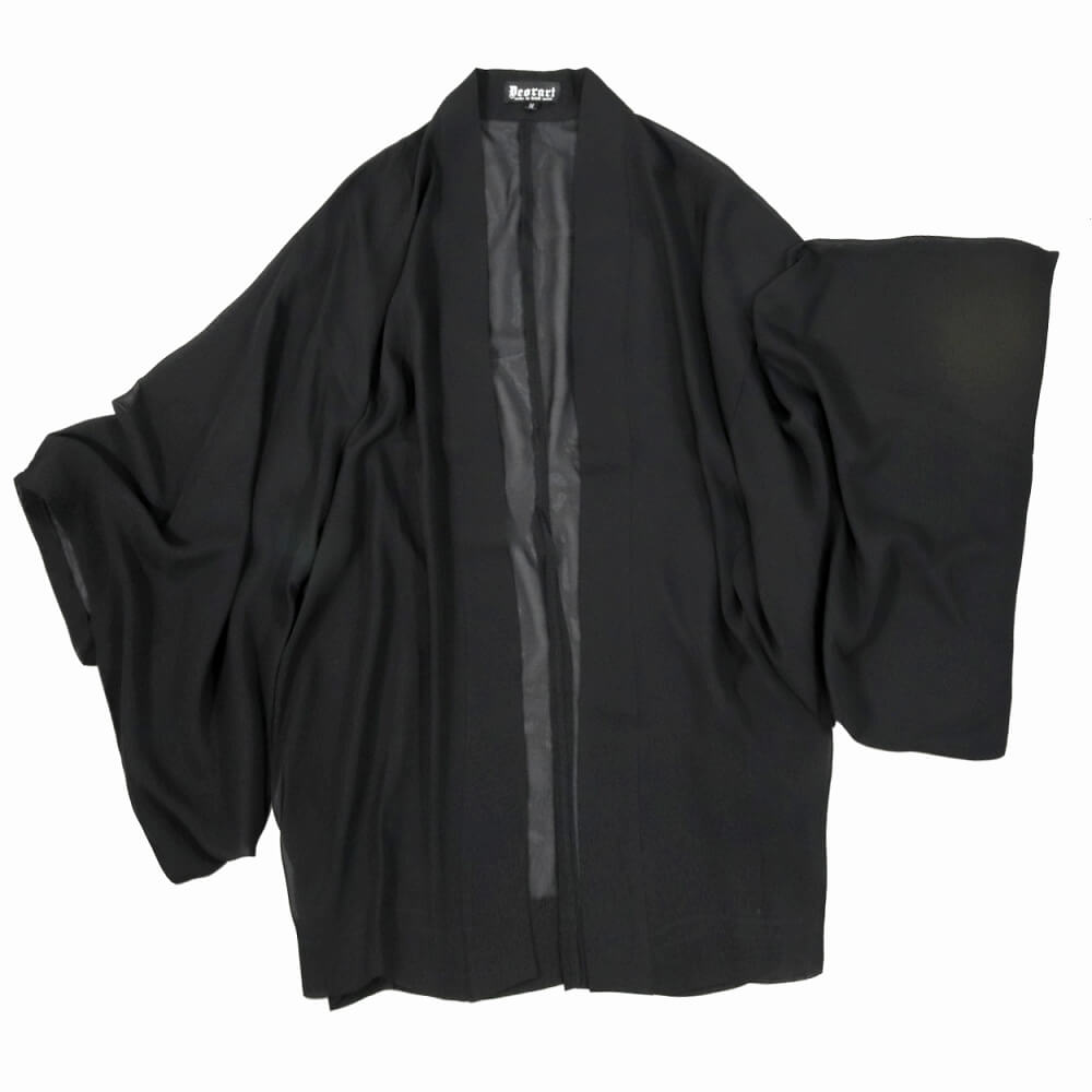 DRT2878 [ 透け感シアー ] KIMONO袖 ロングトッパー [羽織] | Deorart shop