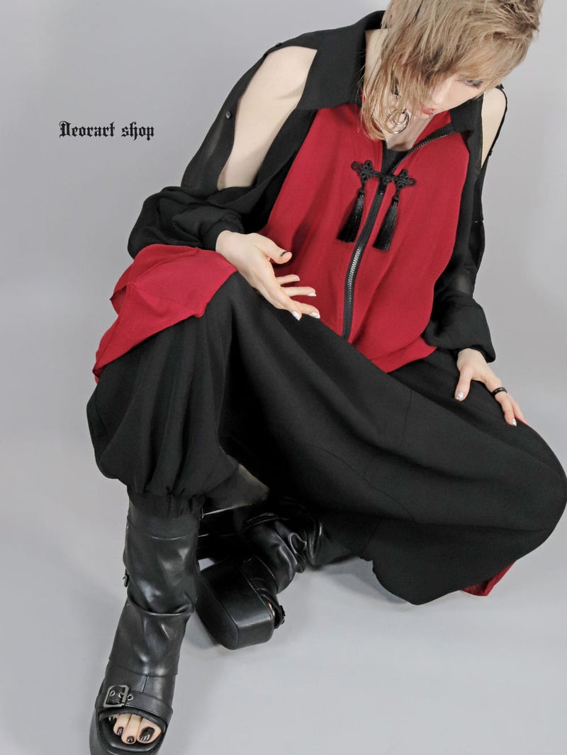 Deorart,ディオラート,和装,袴,着物風,忍者,鳶ズボン,パンツ,サルエル,アラジンパンツ,ファッション,和ゴス,浴衣,ヴィジュアル系,V系,陰陽師,呪術師,通販,普段使い,メンズ,レディス,Vkei,goth,kimono,japan,anime,,fashion