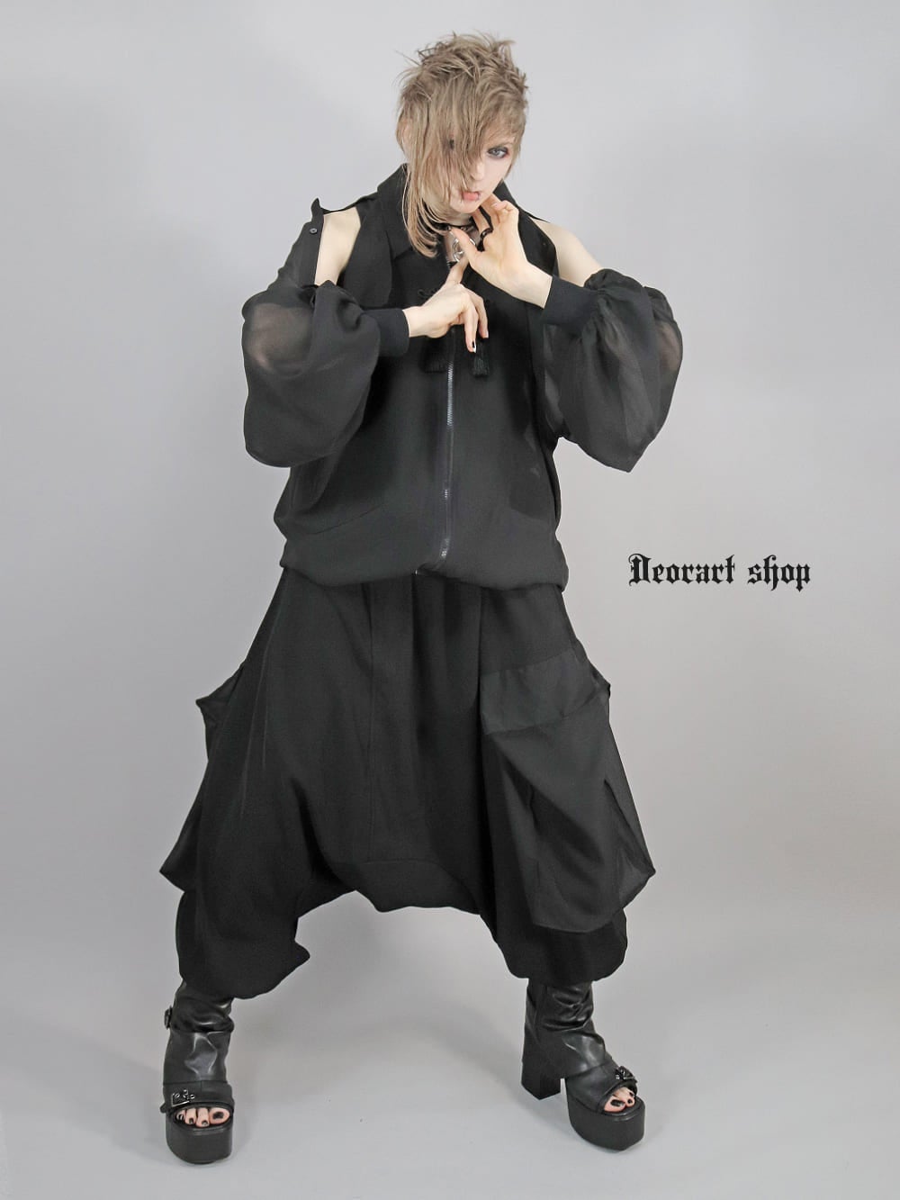 Deorart,ディオラート,和装,袴,着物風,忍者,鳶ズボン,パンツ,サルエル,アラジンパンツ,ファッション,和ゴス,浴衣,ヴィジュアル系,V系,陰陽師,呪術師,通販,普段使い,メンズ,レディス,Vkei,goth,kimono,japan,anime,,fashion