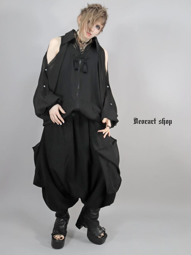 Deorart,ディオラート,和装,袴,着物風,忍者,鳶ズボン,パンツ,サルエル,アラジンパンツ,ファッション,和ゴス,浴衣,ヴィジュアル系,V系,陰陽師,呪術師,通販,普段使い,メンズ,レディス,Vkei,goth,kimono,japan,anime,,fashion