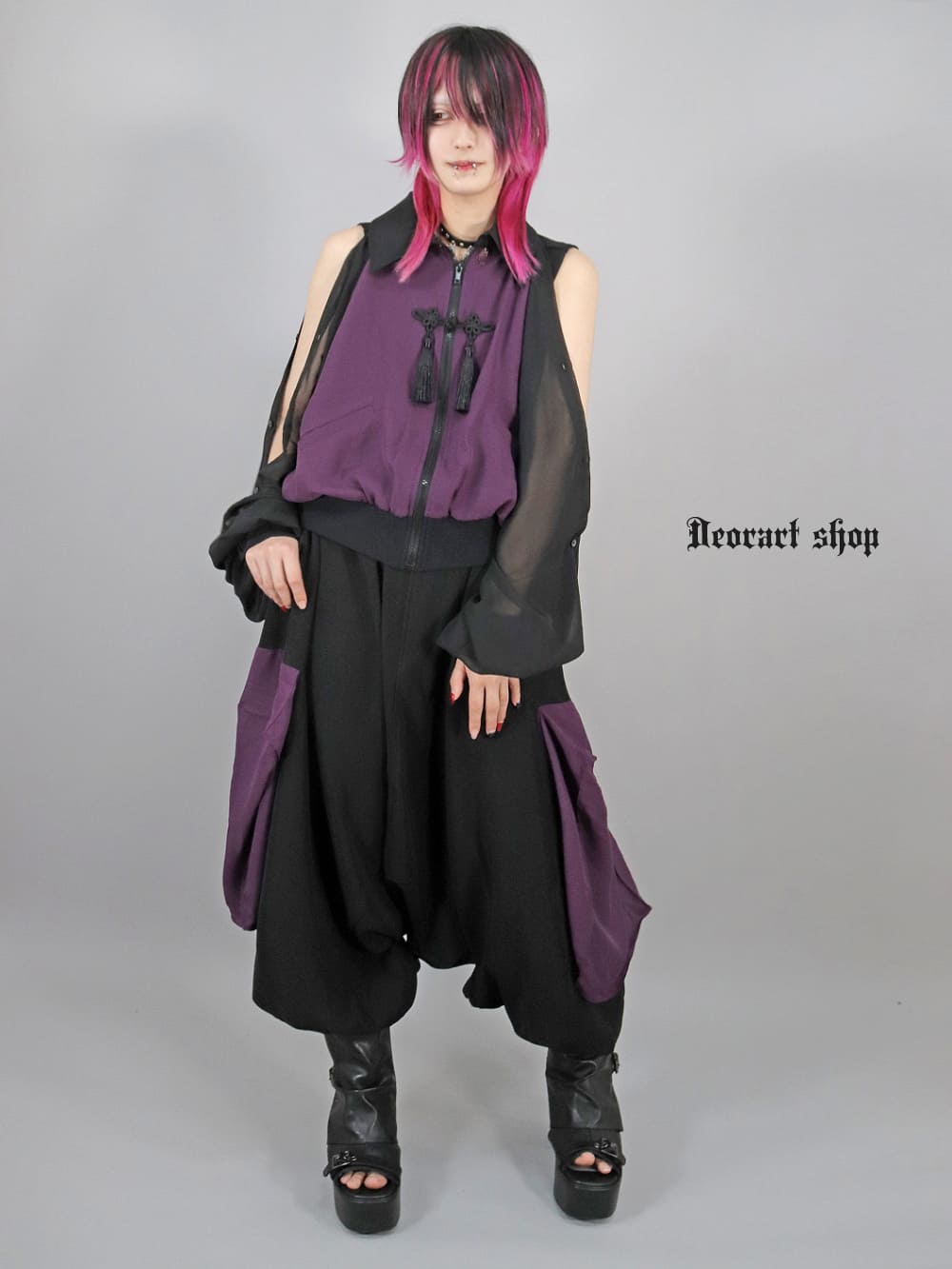 Deorart,ディオラート,和装,袴,着物風,忍者,鳶ズボン,パンツ,サルエル,アラジンパンツ,ファッション,和ゴス,浴衣,ヴィジュアル系,V系,陰陽師,呪術師,通販,普段使い,メンズ,レディス,Vkei,goth,kimono,japan,anime,,fashion