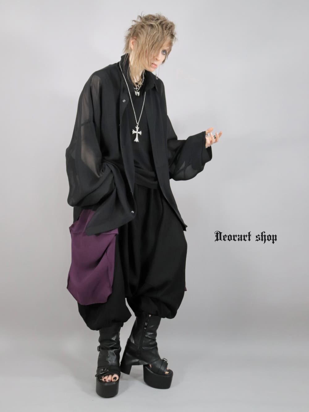 Deorart,ディオラート,和装,袴,着物風,忍者,鳶ズボン,パンツ,サルエル,アラジンパンツ,ファッション,和ゴス,浴衣,ヴィジュアル系,V系,陰陽師,呪術師,通販,普段使い,メンズ,レディス,Vkei,goth,kimono,japan,anime,,fashion