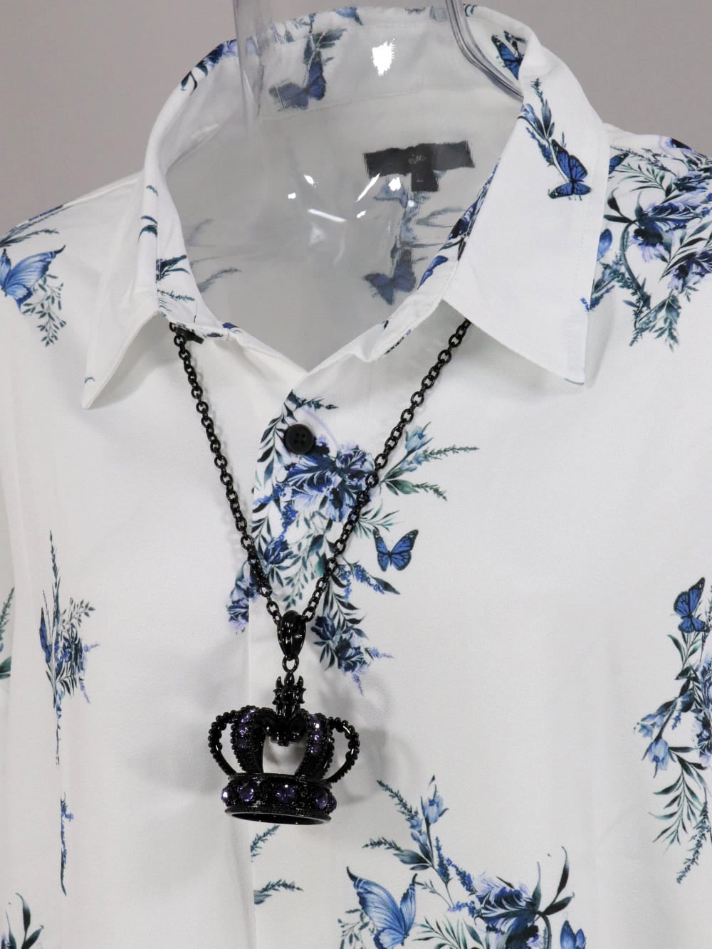 Deorart,ディオラート,薔薇,蝶,ローズ,モード,個性派,総柄シャツ,V系シャツ,パーティ,ドレスアップ,オーバーサイズ,メンズ,レディス,おしゃれ,カッコイイ,地雷系,ホスト,ライブ衣装,通販