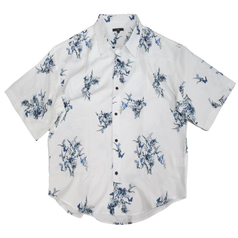 Deorart,ディオラート,薔薇,蝶,ローズ,モード,個性派,総柄シャツ,V系シャツ,パーティ,ドレスアップ,オーバーサイズ,メンズ,レディス,おしゃれ,カッコイイ,地雷系,ホスト,ライブ衣装,通販