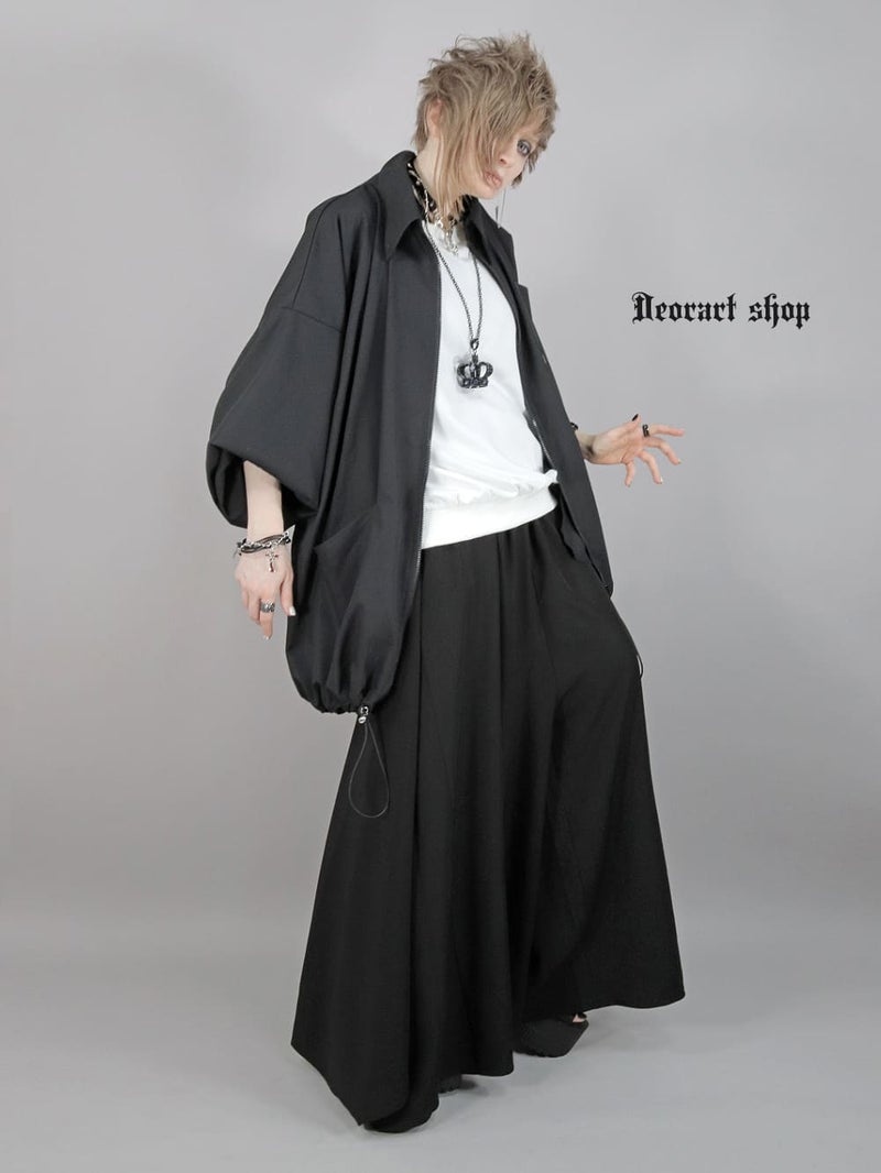 Deorart,ディオラート,モード,ゴシック,ファッション,オーバーサイズ,シャツジャケット,薄手,UV対策,ライトアウター,V系,ヴィジュアル系,ホスト,バンド,シャツ,大人,ライブ,地雷系,衣装,メンズ,レディス,通販,Vkei,anime,goth,emo,fashion,japan,Jrock