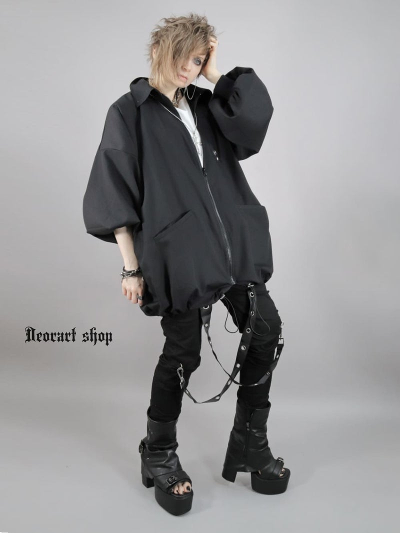 Deorart,ディオラート,モード,ゴシック,ファッション,オーバーサイズ,シャツジャケット,薄手,UV対策,ライトアウター,V系,ヴィジュアル系,ホスト,バンド,シャツ,大人,ライブ,地雷系,衣装,メンズ,レディス,通販,Vkei,anime,goth,emo,fashion,japan,Jrock