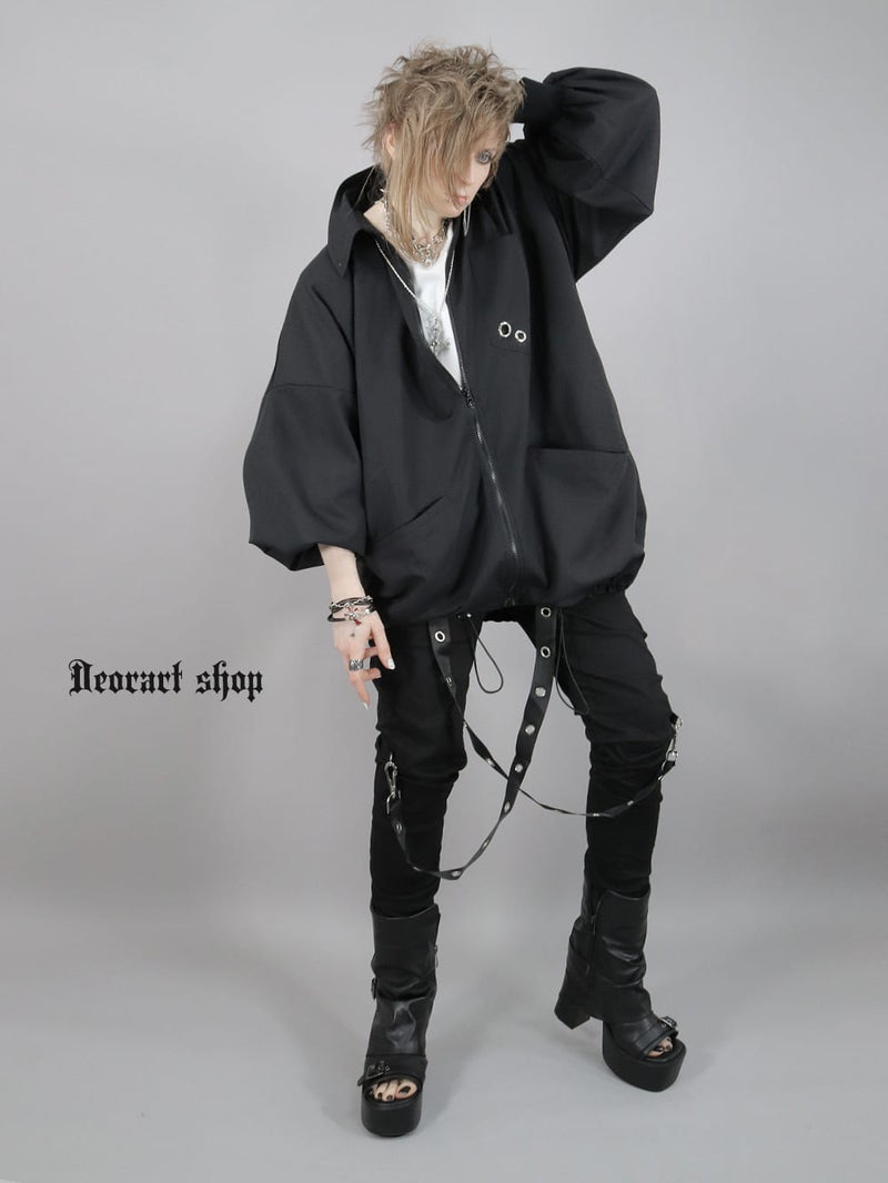 Deorart,ディオラート,モード,ゴシック,ファッション,オーバーサイズ,シャツジャケット,薄手,UV対策,ライトアウター,V系,ヴィジュアル系,ホスト,バンド,シャツ,大人,ライブ,地雷系,衣装,メンズ,レディス,通販,Vkei,anime,goth,emo,fashion,japan,Jrock