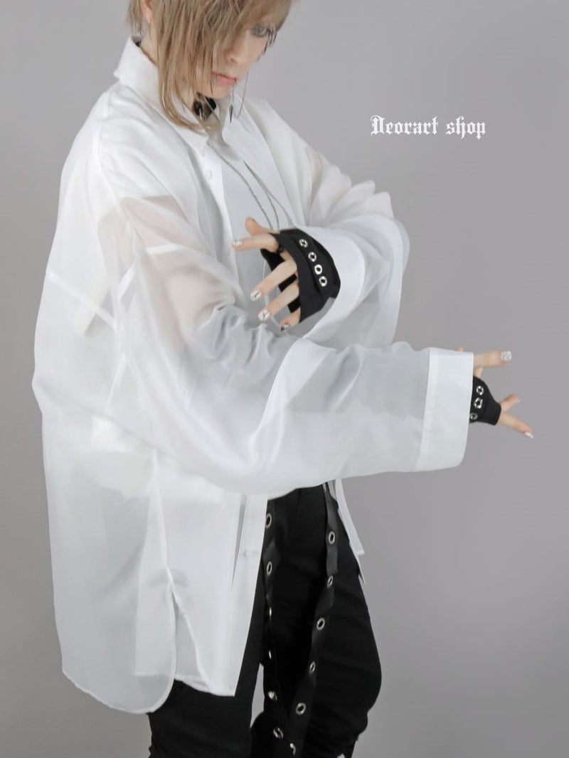 Deorart,ディオラート,モード,ゴシック,ファッション,シアー,透け感,V系,ヴィジュアル系,ホスト,バンド,シャツ,オーバーサイズ,大人,ライブ,衣装,メンズ,レディス,通販,Vkei,anime,goth,emo,fashion,japan,kimono,Jrock