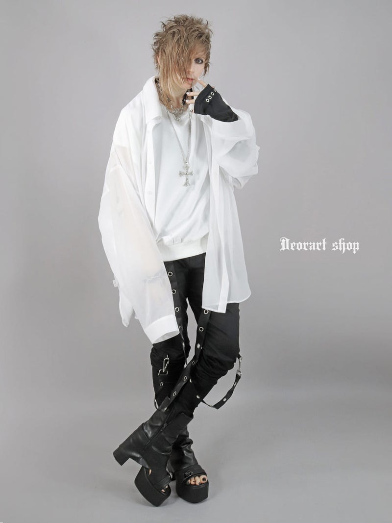Deorart,ディオラート,モード,ゴシック,ファッション,シアー,透け感,V系,ヴィジュアル系,ホスト,バンド,シャツ,オーバーサイズ,大人,ライブ,衣装,メンズ,レディス,通販,Vkei,anime,goth,emo,fashion,japan,kimono,Jrock