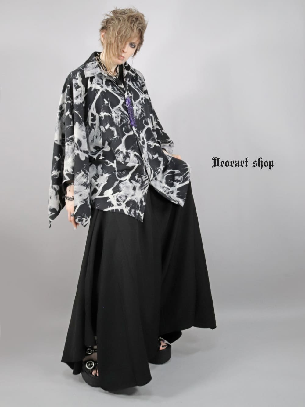 Deorart,ディオラート,モード,ゴシック,ファッション,着物袖,和装,V系,ヴィジュアル系,ホスト,バンド,柄シャツ,大人,ライブ,,衣装,メンズ,レディス,通販,Vkei,anime,goth,emo,fashion,japan,kimono,Jrock