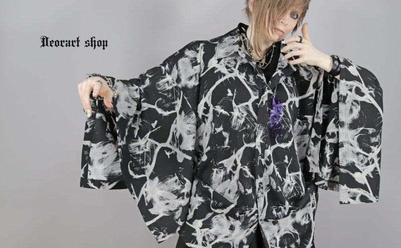 Deorart,ディオラート,モード,ゴシック,ファッション,着物袖,和装,V系,ヴィジュアル系,ホスト,バンド,柄シャツ,大人,ライブ,,衣装,メンズ,レディス,通販,Vkei,anime,goth,emo,fashion,japan,kimono,Jrock