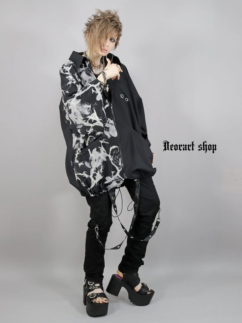 Deorart,ディオラート,モード,ゴシック,ファッション,オーバーサイズ,シャツジャケット,薄手,UV対策,ライトアウター,V系,ヴィジュアル系,ホスト,バンド,シャツ,大人,ライブ,地雷系,衣装,メンズ,レディス,通販,Vkei,anime,goth,emo,fashion,japan,Jrock