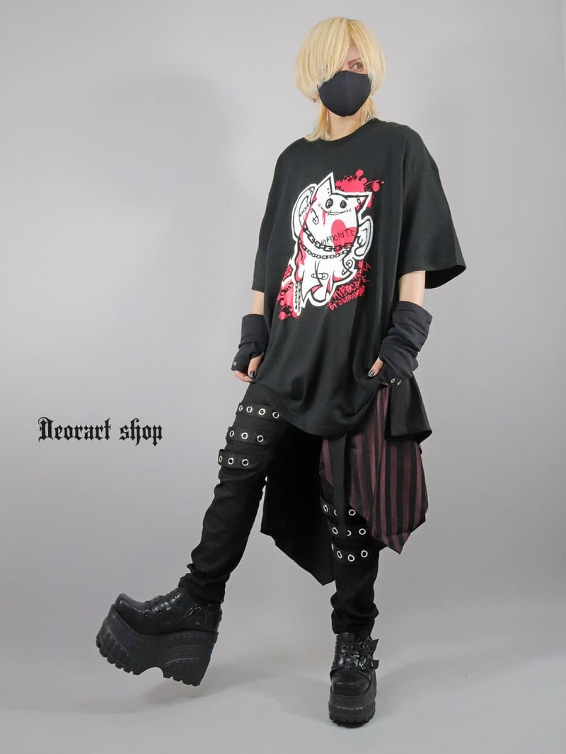 Deorart,ディオラート,モード,ゴシック,ファッション,ハトメベルト,パンツ,スリム,ボトムス,パンク,V系,ヴィジュアル系,バンド,サブカル,大人,ライブ,衣装,ユニセックス,メンズ,レディス,通販,Vkei,anime,goth,emo,fashion,japan,kimono,Jrock