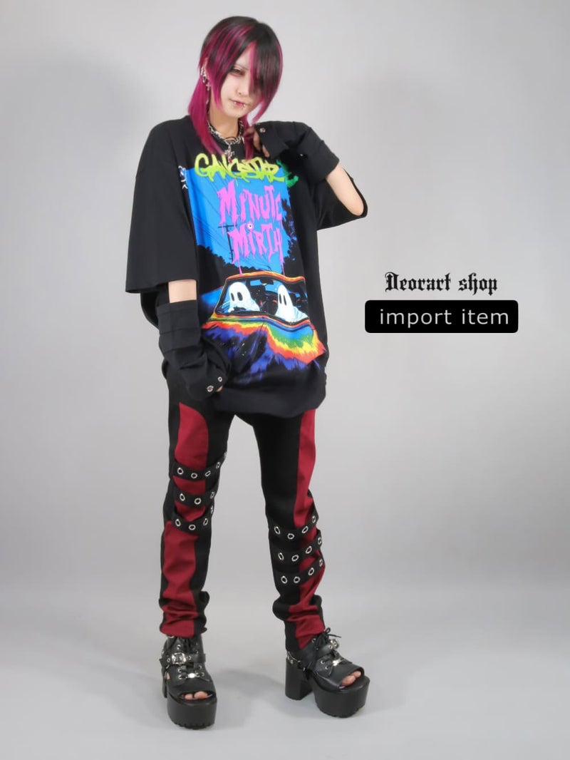 Deorart,ディオラート,モード,ゴシック,ファッション,ハトメベルト,パンツ,スリム,ボトムス,パンク,V系,ヴィジュアル系,バンド,サブカル,大人,ライブ,衣装,ユニセックス,メンズ,レディス,通販,Vkei,anime,goth,emo,fashion,japan,kimono,Jrock