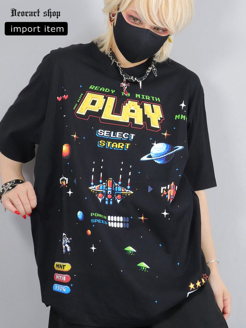Deorart,ディオラート,通販,レトロ,Y2K,ファッション,Tシャツ,オーバーサイズ,BIGサイズ,古着,ヴィンテージ,日本未発売,サイバーポップ,サイバーファッション,ゴス,ゴシック,レトロゲーム,ピコピコ,平成レトロ,メンズ,レディス,V系,emo,punk,cyber,japan,fashion,rock,harajyuku,大きいサイズ,モード,服