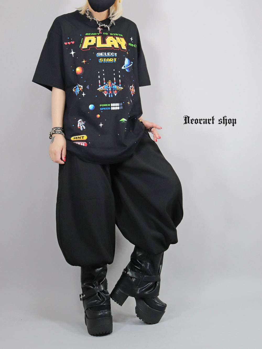 Deorart,ディオラート,通販,レトロ,Y2K,ファッション,Tシャツ,オーバーサイズ,BIGサイズ,古着,ヴィンテージ,日本未発売,サイバーポップ,サイバーファッション,ゴス,ゴシック,レトロゲーム,ピコピコ,平成レトロ,メンズ,レディス,V系,emo,punk,cyber,japan,fashion,rock,harajyuku,大きいサイズ,モード,服