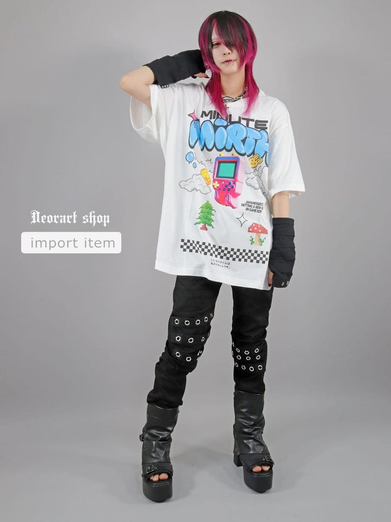 Deorart,ディオラート,通販,レトロ,Y2K,ファッション,Tシャツ,オーバーサイズ,BIGサイズ,古着,ヴィンテージ,日本未発売,サイバーポップ,サイバーファッション,ゴス,ゴシック,レトロゲーム,ピコピコ,平成レトロ,メンズ,レディス,V系,emo,punk,cyber,japan,fashion,rock,harajyuku,大きいサイズ,モード,服