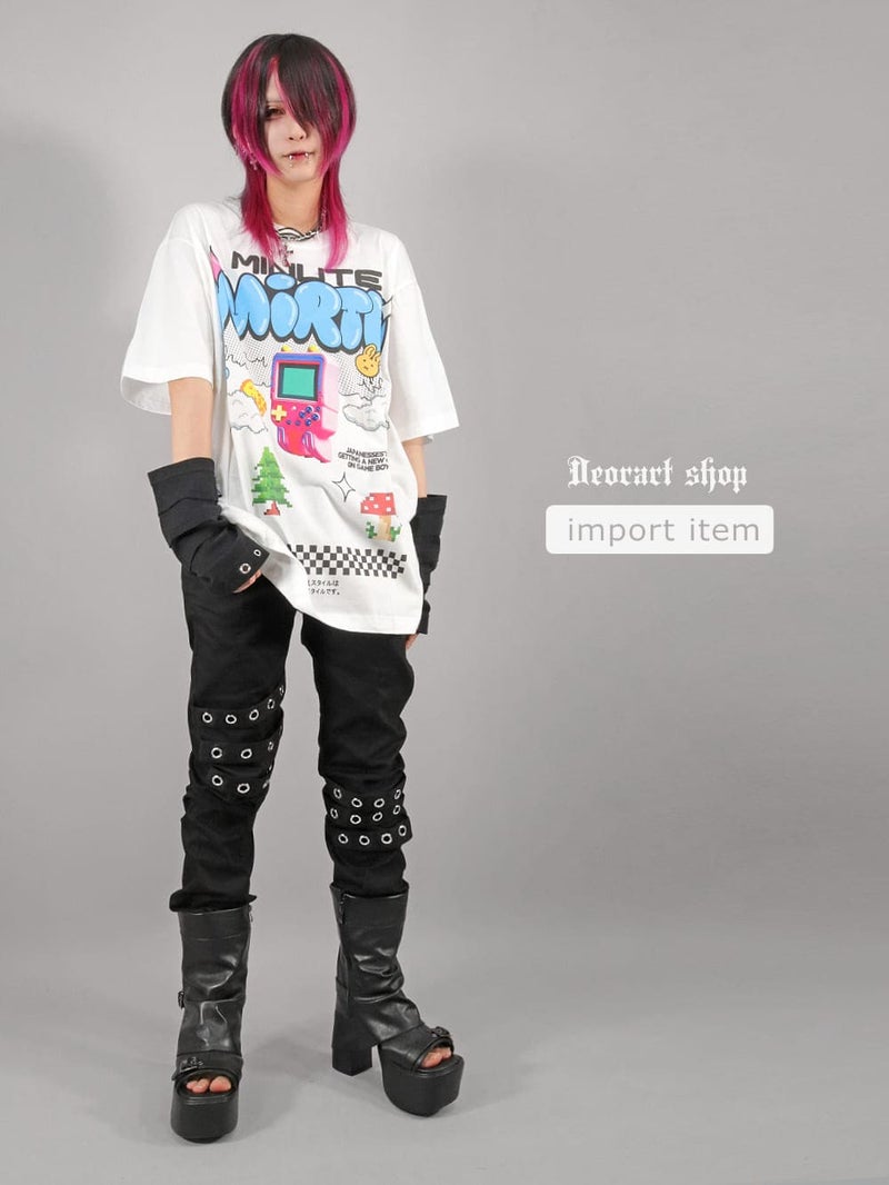 Deorart,ディオラート,通販,レトロ,Y2K,ファッション,Tシャツ,オーバーサイズ,BIGサイズ,古着,ヴィンテージ,日本未発売,サイバーポップ,サイバーファッション,ゴス,ゴシック,レトロゲーム,ピコピコ,平成レトロ,メンズ,レディス,V系,emo,punk,cyber,japan,fashion,rock,harajyuku,大きいサイズ,モード,服