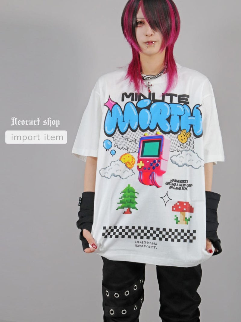 Deorart,ディオラート,通販,レトロ,Y2K,ファッション,Tシャツ,オーバーサイズ,BIGサイズ,古着,ヴィンテージ,日本未発売,サイバーポップ,サイバーファッション,ゴス,ゴシック,レトロゲーム,ピコピコ,平成レトロ,メンズ,レディス,V系,emo,punk,cyber,japan,fashion,rock,harajyuku,大きいサイズ,モード,服
