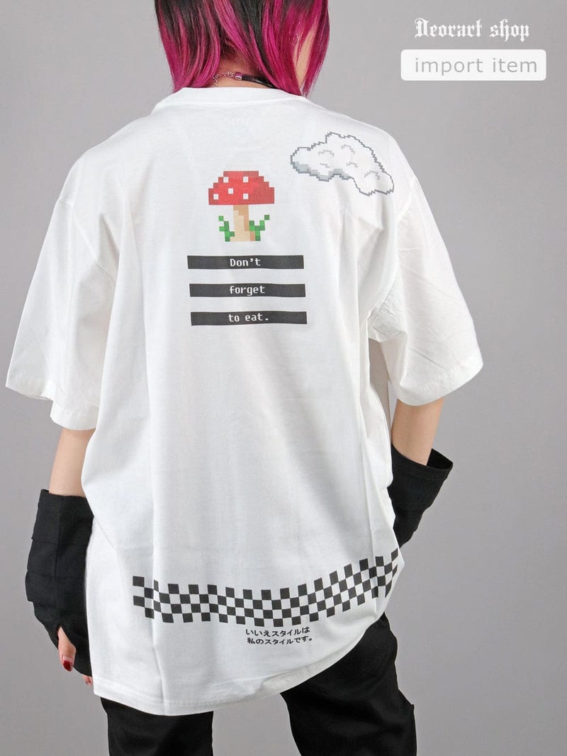 Deorart,ディオラート,通販,レトロ,Y2K,ファッション,Tシャツ,オーバーサイズ,BIGサイズ,古着,ヴィンテージ,日本未発売,サイバーポップ,サイバーファッション,ゴス,ゴシック,レトロゲーム,ピコピコ,平成レトロ,メンズ,レディス,V系,emo,punk,cyber,japan,fashion,rock,harajyuku,大きいサイズ,モード,服