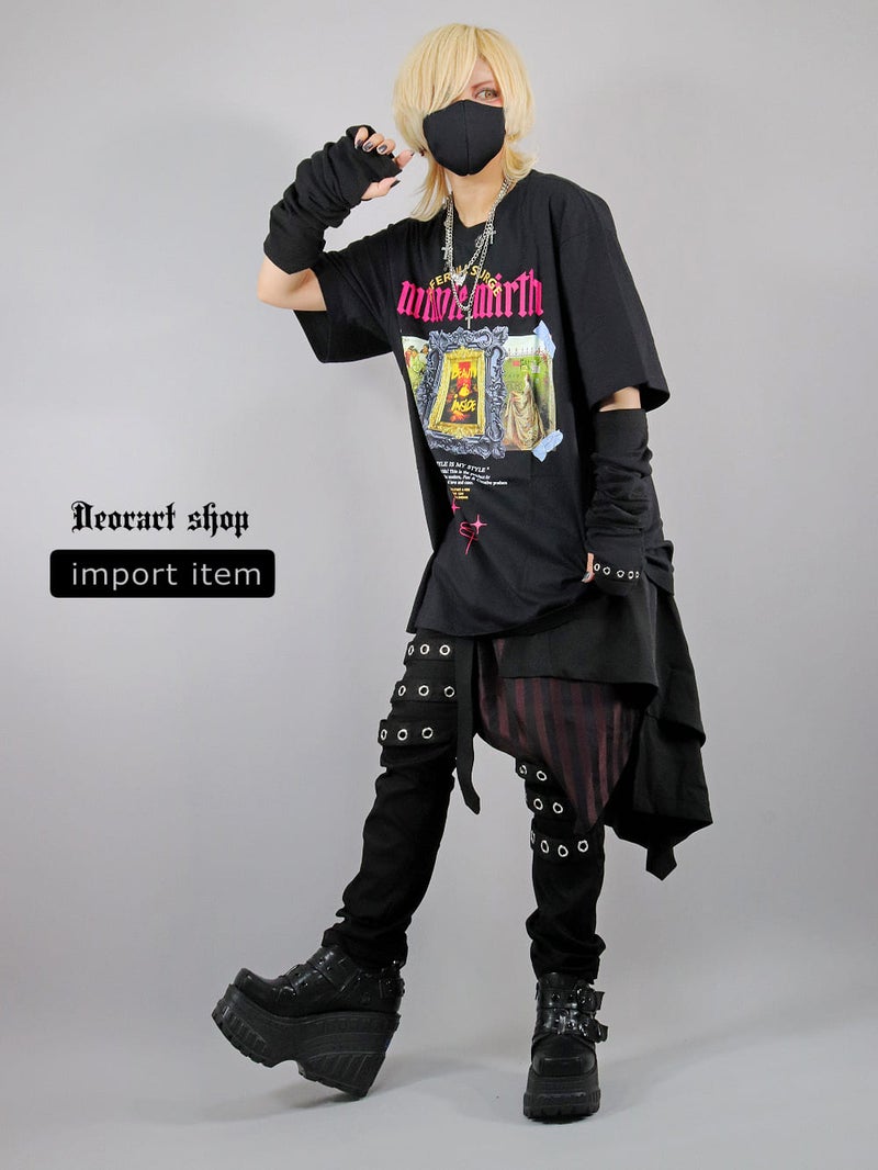eorart,ディオラート,通販,レトロ,Y2K,ファッション,Tシャツ,オーバーサイズ,BIGサイズ,古着,ヴィンテージ,日本未発売,ゴス,ゴシック,レトロゲーム絵画,レトロゲームバンドT,天使,,悪魔,メンズ,レディス,V系,emo,punk,cyber,japan,fashion,rock,harajyuku,大きいサイズ,モード,服