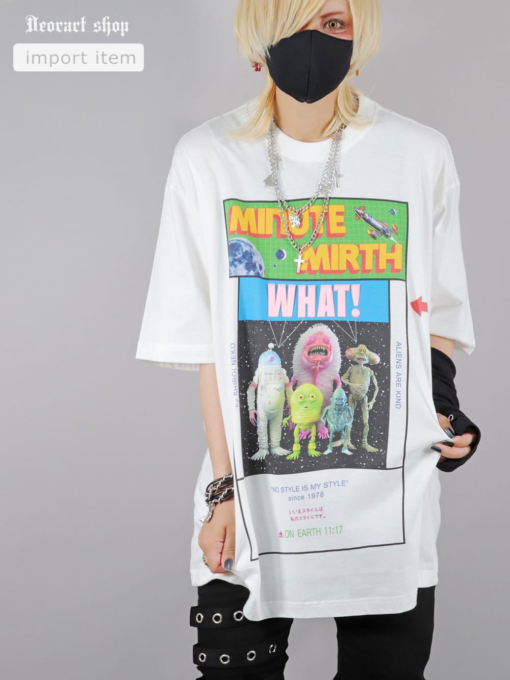 Deorart,ディオラート,通販,レトロ,Y2K,ファッション,Tシャツ,オーバーサイズ,BIGサイズ,古着,ヴィンテージ,日本未発売,サイバーポップ,サイバーファッション,オカルト,UFO,エイリアン,モンスター,宇宙,メンズ,レディス,V系,emo,punk,cyber,japan,fashion,rock,harajyuku,大きいサイズ,モード,服
