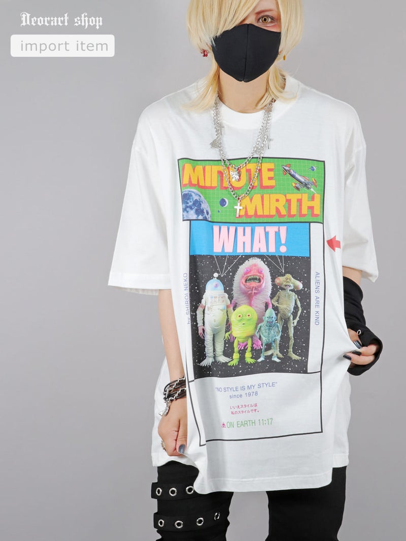 Deorart,ディオラート,通販,レトロ,Y2K,ファッション,Tシャツ,オーバーサイズ,BIGサイズ,古着,ヴィンテージ,日本未発売,サイバーポップ,サイバーファッション,オカルト,UFO,エイリアン,モンスター,宇宙,メンズ,レディス,V系,emo,punk,cyber,japan,fashion,rock,harajyuku,大きいサイズ,モード,服