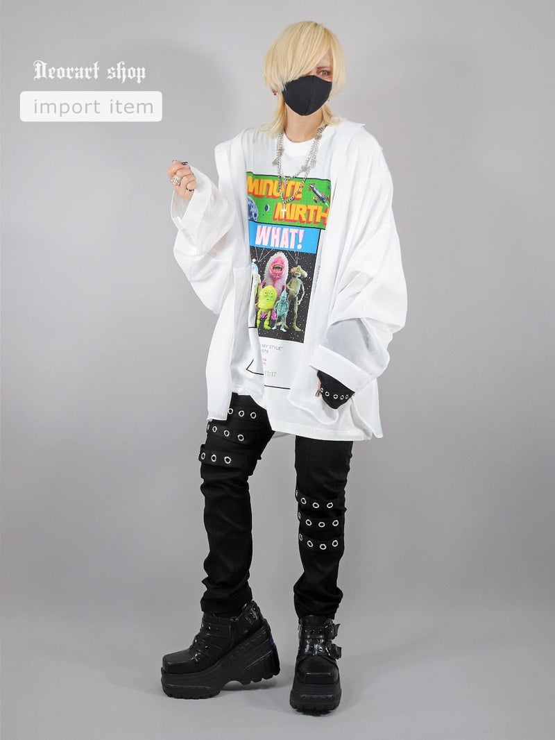 Deorart,ディオラート,通販,レトロ,Y2K,ファッション,Tシャツ,オーバーサイズ,BIGサイズ,古着,ヴィンテージ,日本未発売,サイバーポップ,サイバーファッション,オカルト,UFO,エイリアン,モンスター,宇宙,メンズ,レディス,V系,emo,punk,cyber,japan,fashion,rock,harajyuku,大きいサイズ,モード,服