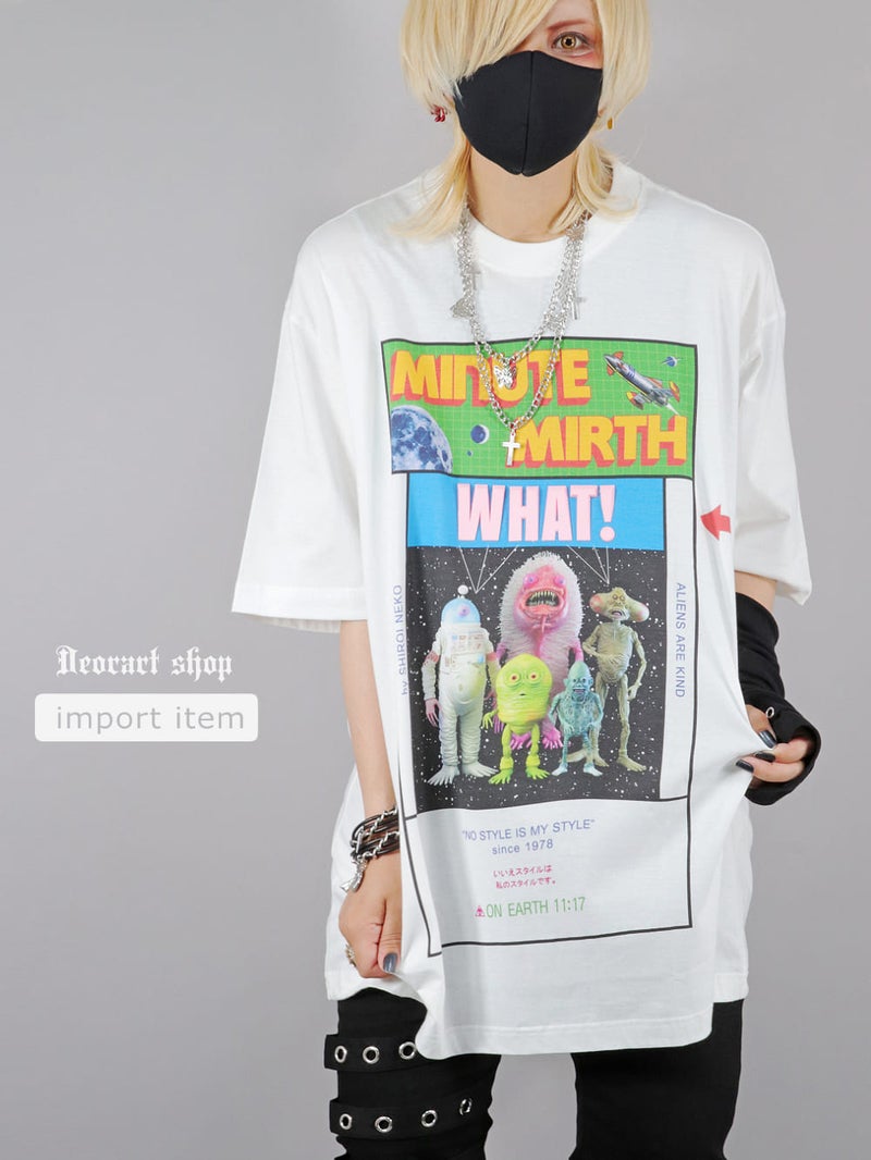 Deorart,ディオラート,通販,レトロ,Y2K,ファッション,Tシャツ,オーバーサイズ,BIGサイズ,古着,ヴィンテージ,日本未発売,サイバーポップ,サイバーファッション,オカルト,UFO,エイリアン,モンスター,宇宙,メンズ,レディス,V系,emo,punk,cyber,japan,fashion,rock,harajyuku,大きいサイズ,モード,服