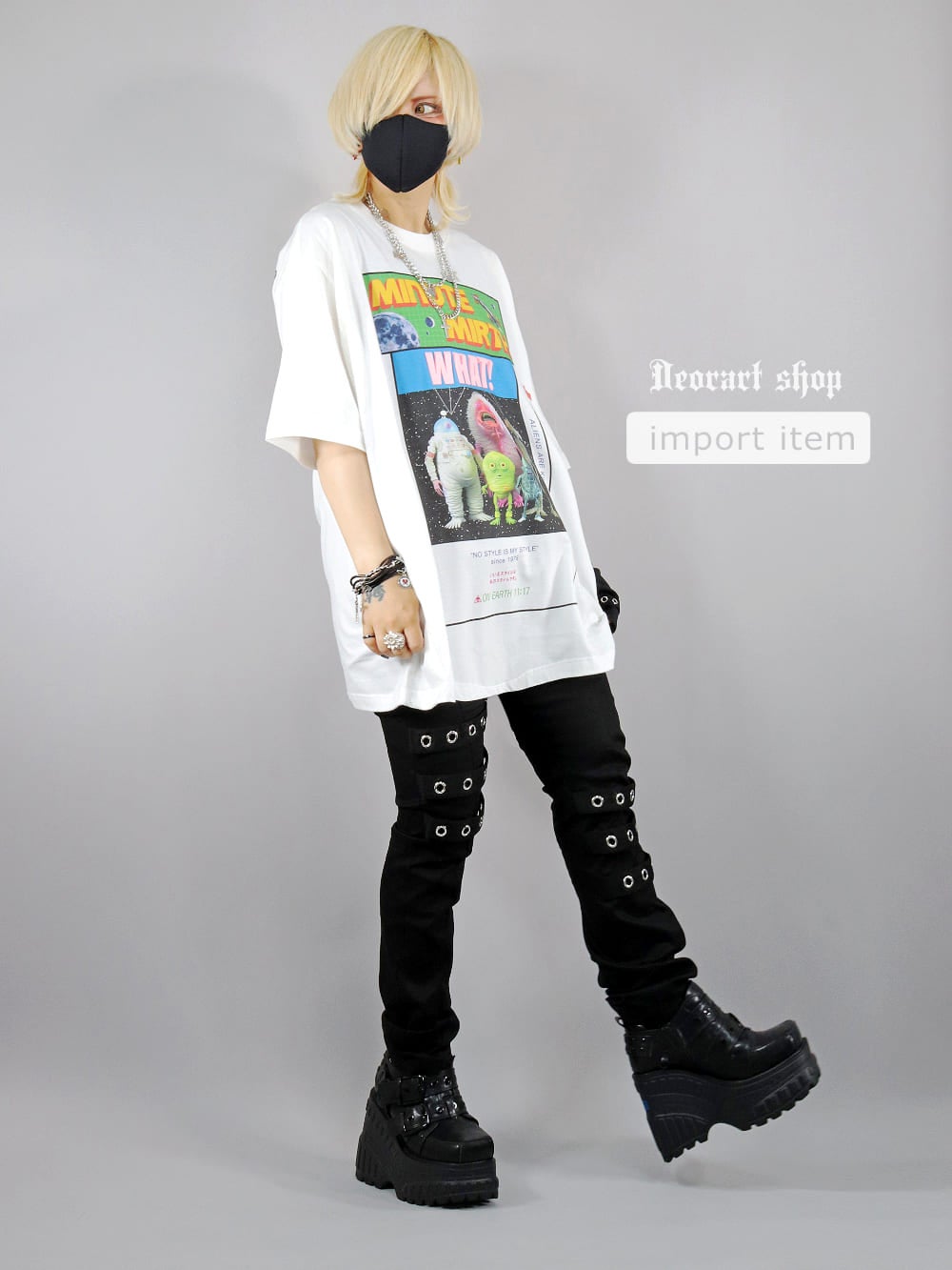 Deorart,ディオラート,通販,レトロ,Y2K,ファッション,Tシャツ,オーバーサイズ,BIGサイズ,古着,ヴィンテージ,日本未発売,サイバーポップ,サイバーファッション,オカルト,UFO,エイリアン,モンスター,宇宙,メンズ,レディス,V系,emo,punk,cyber,japan,fashion,rock,harajyuku,大きいサイズ,モード,服