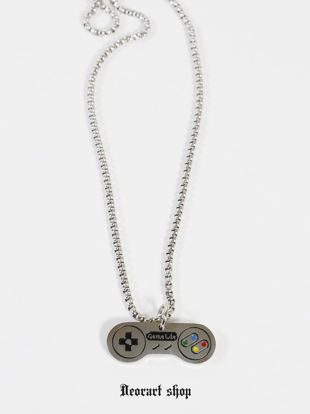 Deorart,ディオラート,シルバー,ネックレス,ゲーム,コントローラー,レトロ,地雷系,Y2K,ゴシック,GOTH,ホラー,オカルト,メンズ,レディス,ユニセックス