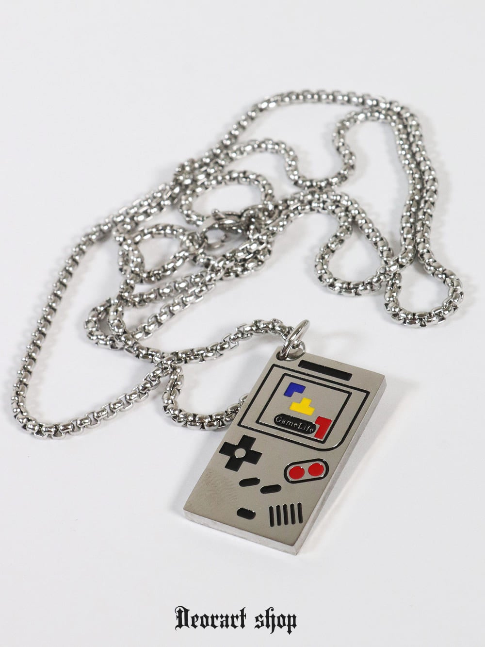 Deorart,ディオラート,シルバー,ネックレス,ゲーム,レトロ,地雷系,Y2K,ゴシック,GOTH,ホラー,オカルト,メンズ,レディス,ユニセックス