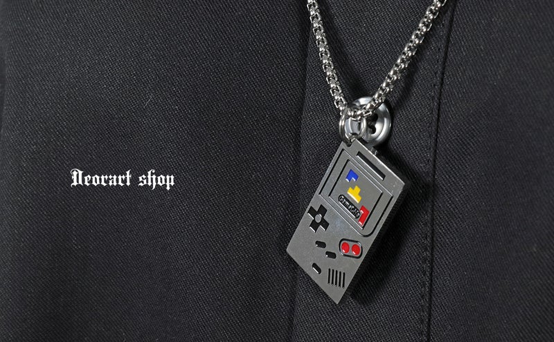 Deorart,ディオラート,シルバー,ネックレス,ゲーム,レトロ,地雷系,Y2K,ゴシック,GOTH,ホラー,オカルト,メンズ,レディス,ユニセックス